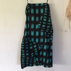 BCBG strapless cocktail dress